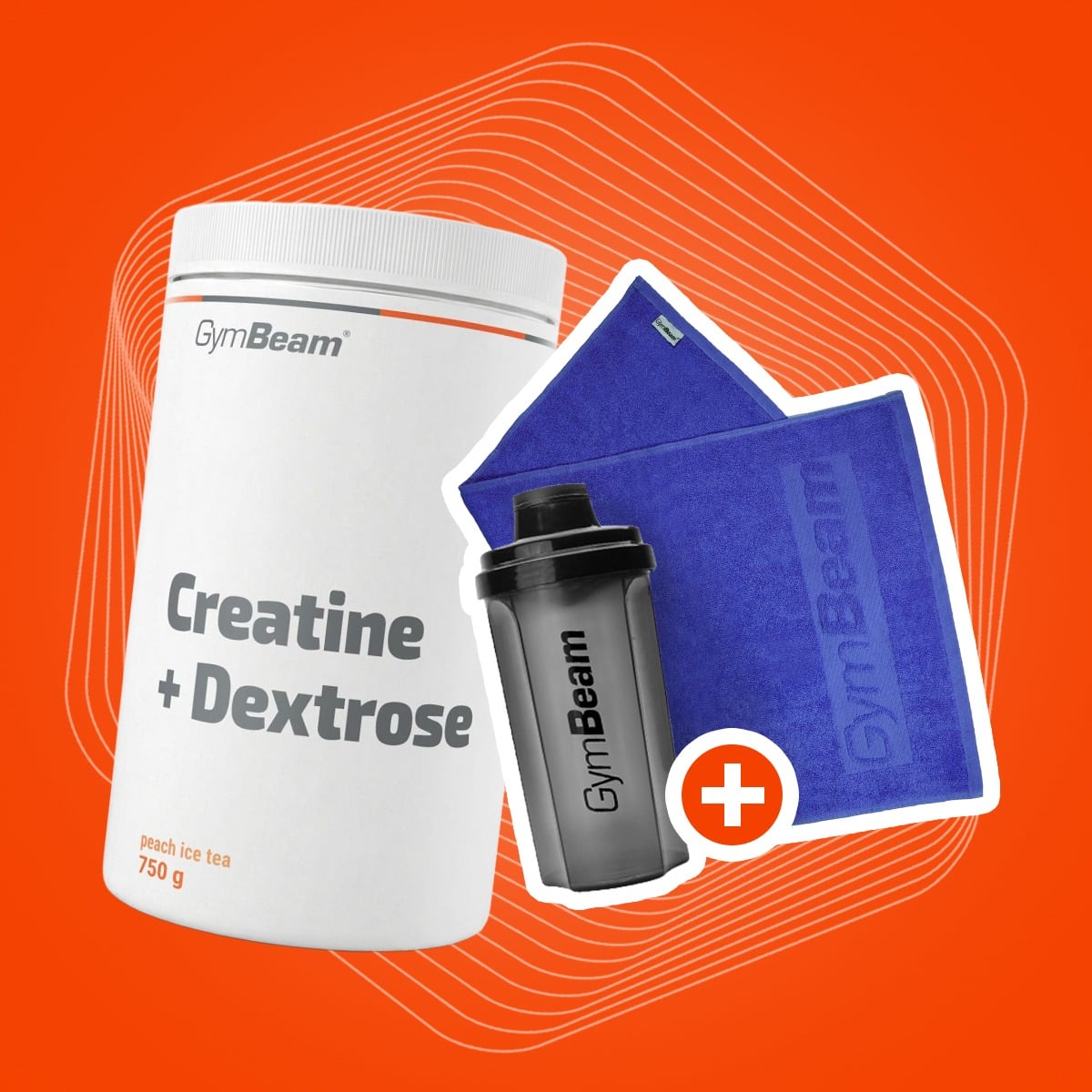 Creatină + Dextroză - GymBeam + cadouri