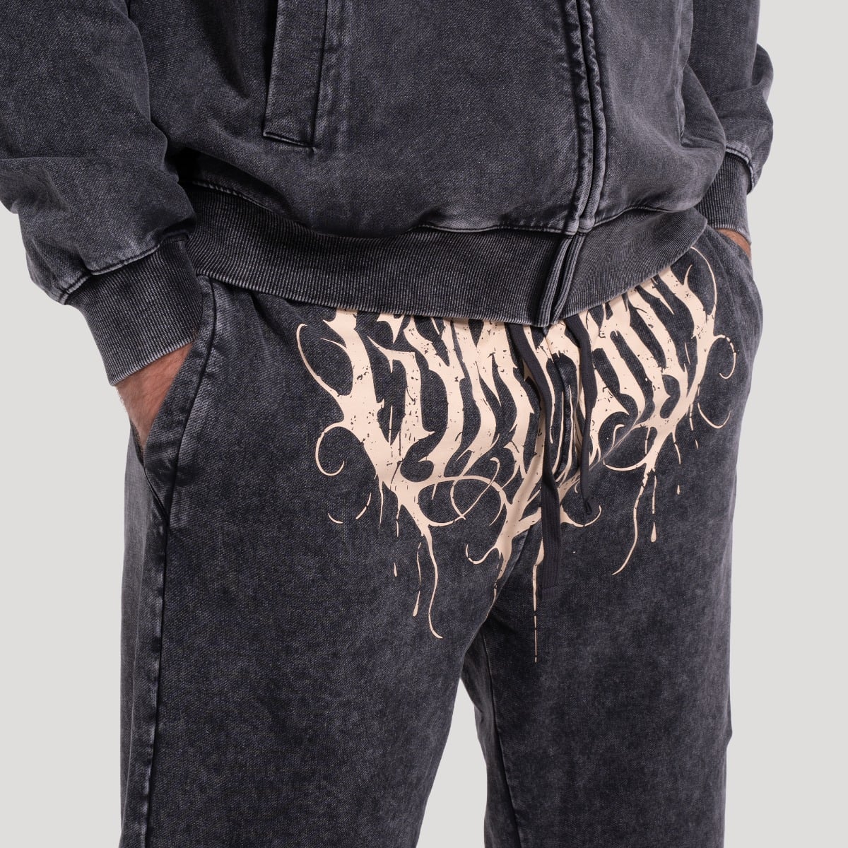 Pantaloni sport Abyss Charcoal - GymBeam