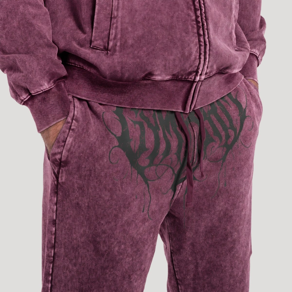 Pantaloni sport Abyss Raisin - GymBeam