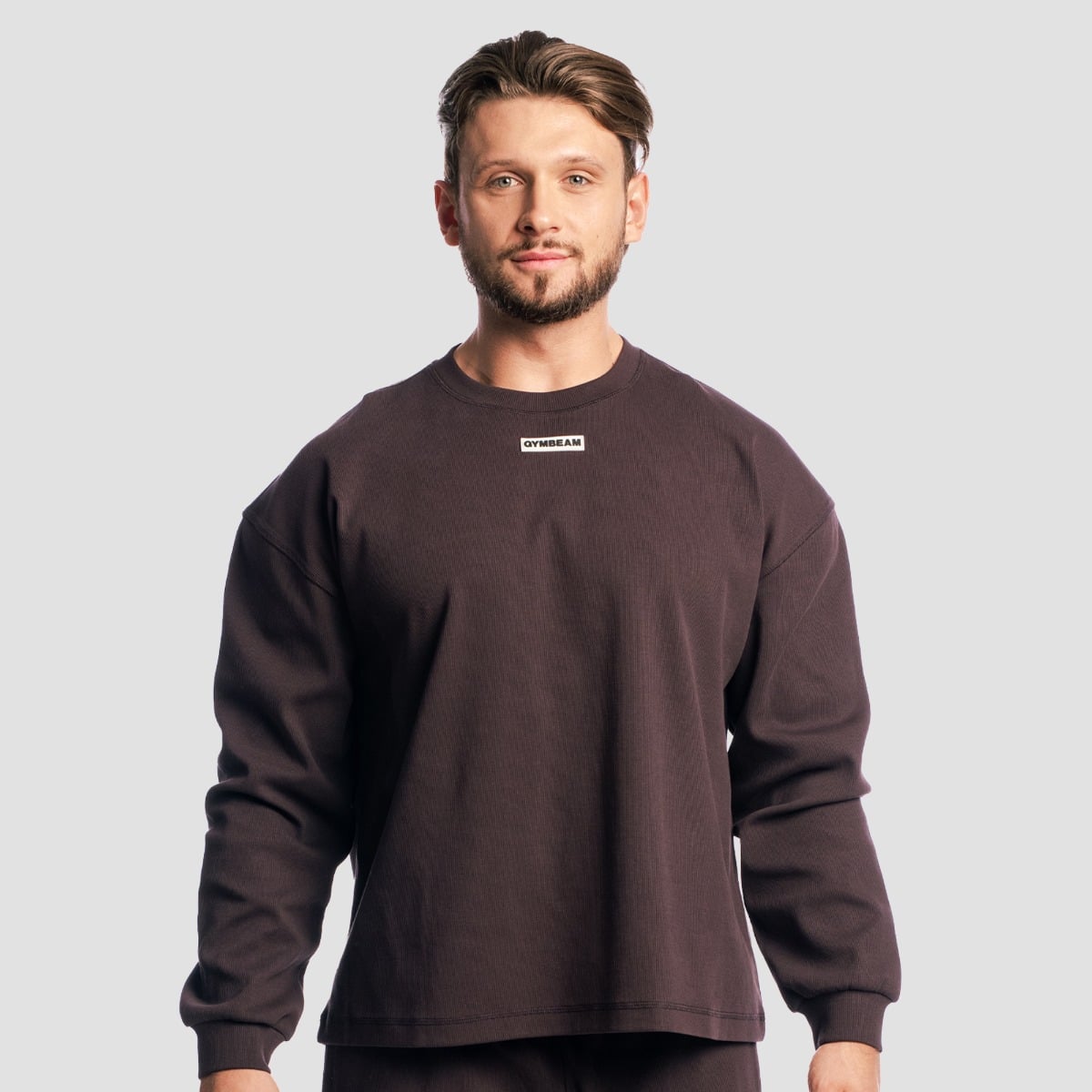 Hanorac Aura Jumper Tee Brown - GymBeam