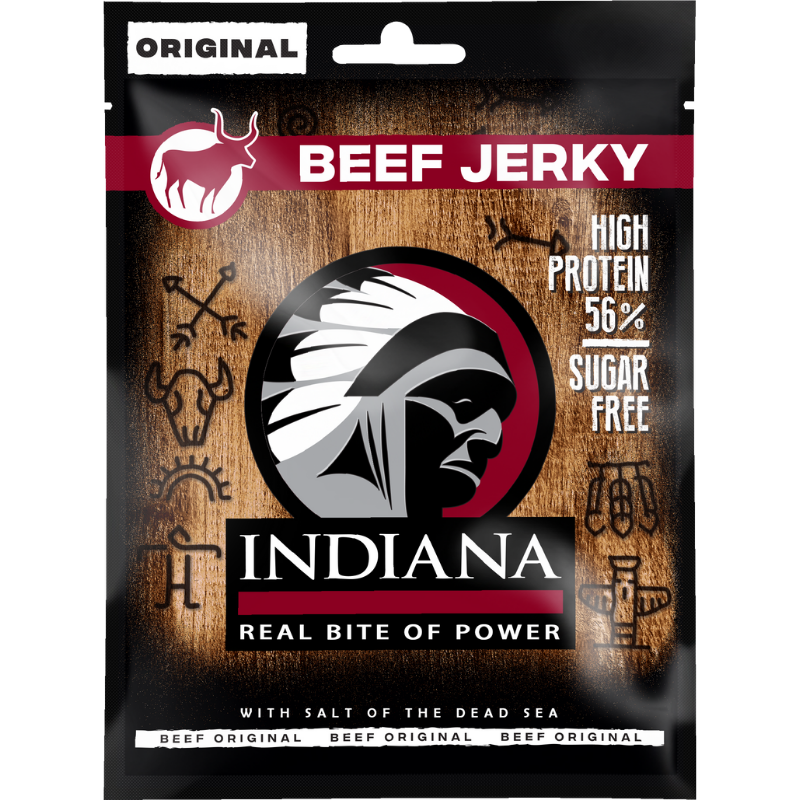 Jerky Carne uscată de vită Beef 90 g peppered