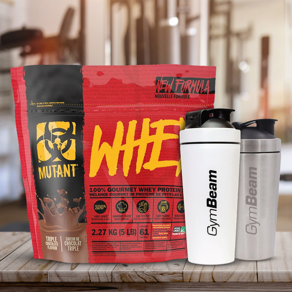Proteine Mutant Whey - PVL - Aromă: Prăjitură cu ciocolată și praline | Vek: Adulți | Greutate: 2,27 g | Pachet: 6 · záber 12