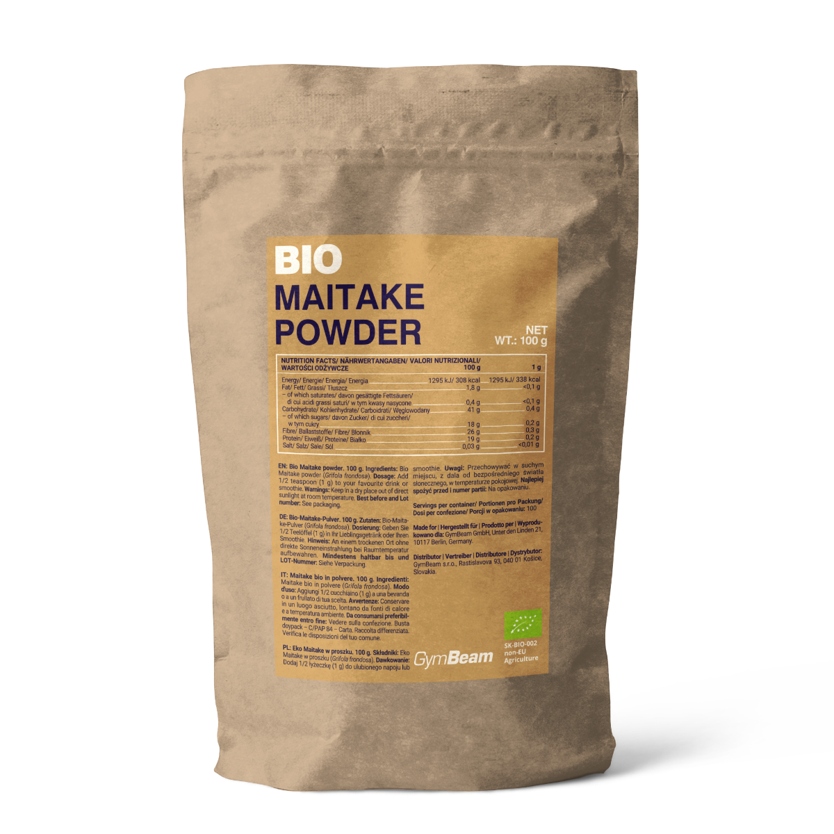 BIO Maitake pulbere - GymBeam
