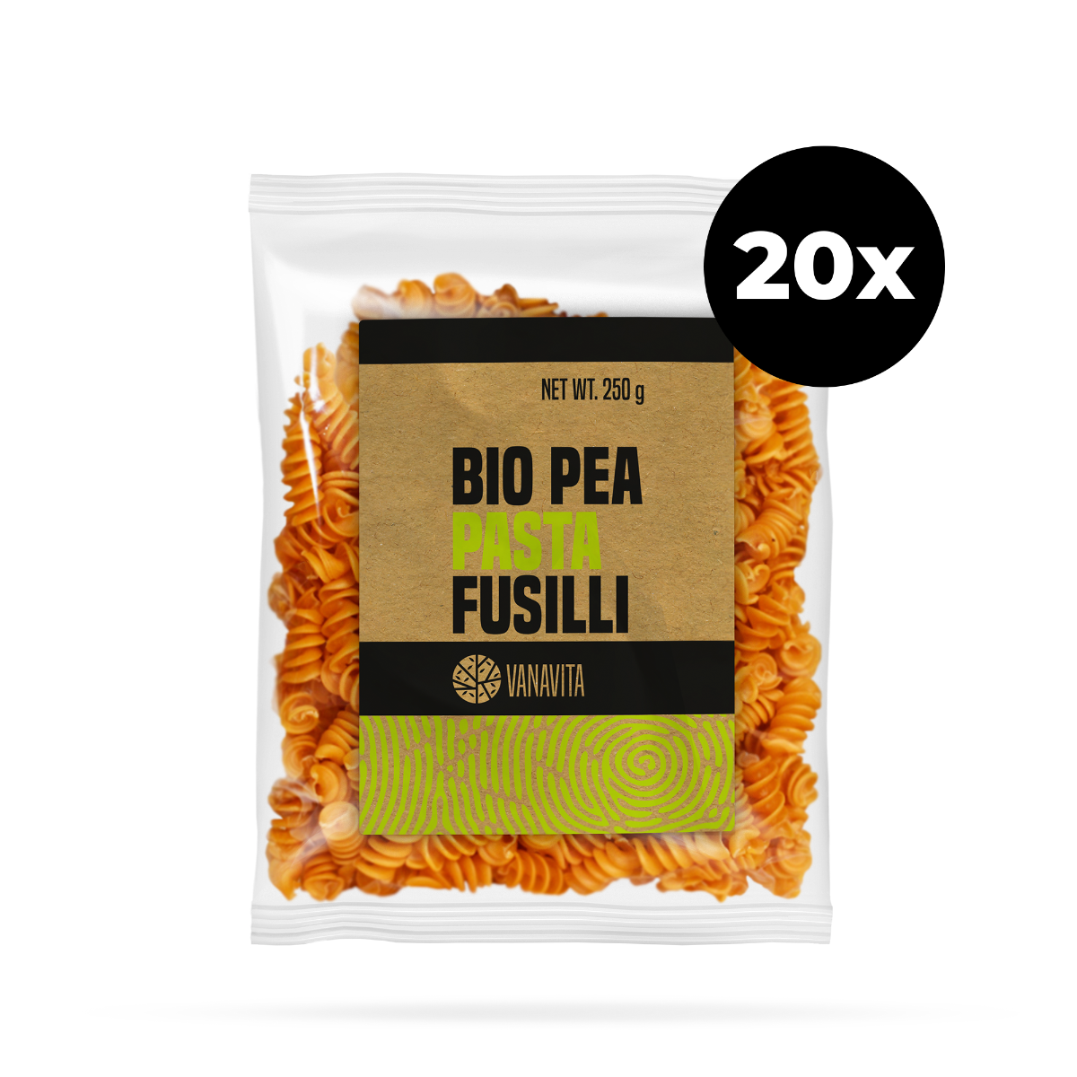VanaVita - BIO Paste din mazăre - fusilli