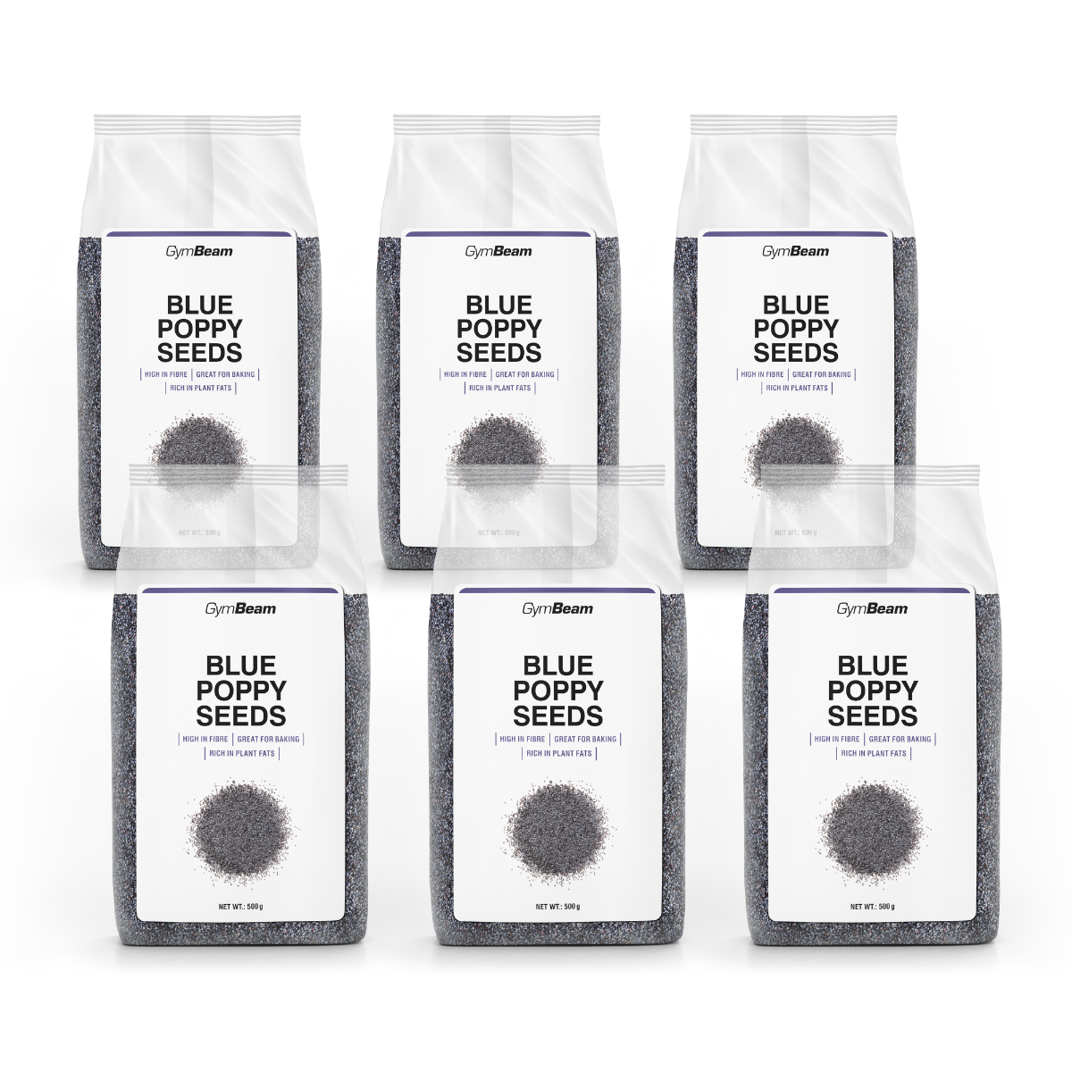 GymBeam Semințe de mac albastru