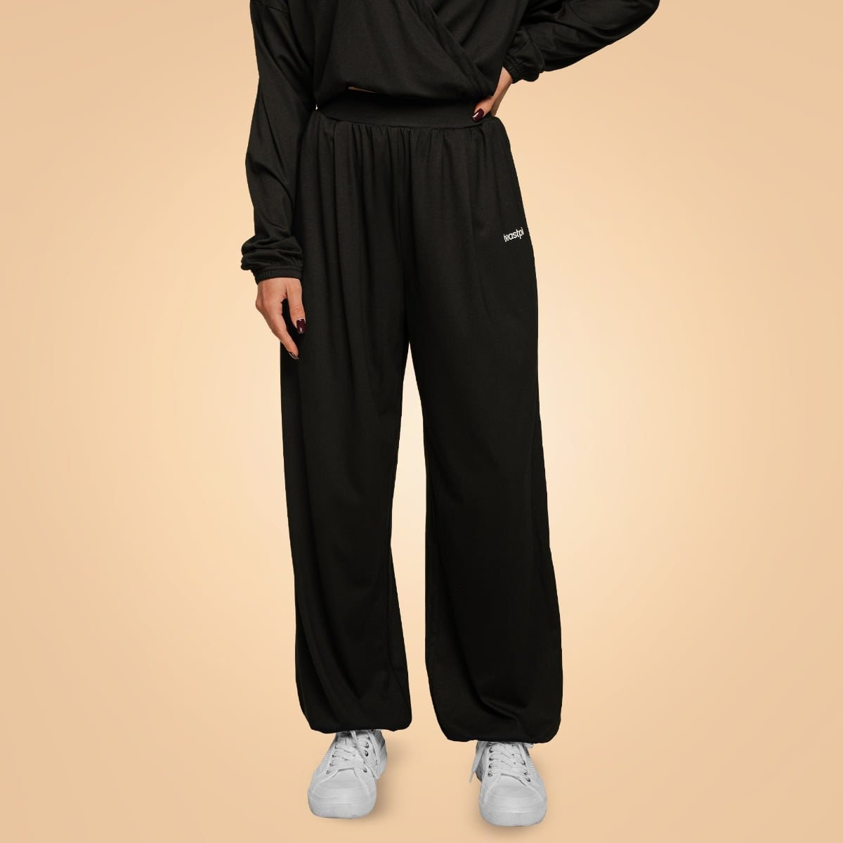 Pantaloni pentru femei Breeze Black - BeastPink