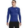 Tricou HG Armour Comp LS Blue - Under Armour M