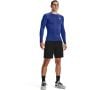 Tricou HG Armour Comp LS Blue - Under Armour M