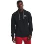 Hanorac Rival Terry LC HD Black  - Under Armour XXL