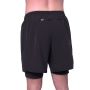 Pantaloni scurți 2in1 Essence Black - GymBeam M