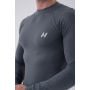Tricou pentru bărbați Long-Sleeve Active Grey - NEBBIA XXL
