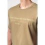 Tricou FLEXIN Beige - NEBBIA XXL