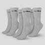 Șosete ¾ Socks 3Pack Grey - GymBeam L