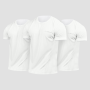 Tricouri TRN 3Pack White - GymBeam XXXL - 3pack