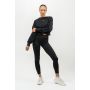 Hanorac Cropped Gym Spirit Black - NEBBIA L
