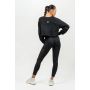 Hanorac Cropped Gym Spirit Black - NEBBIA L