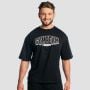 Tricou Boxy Athletic Society Black - GymBeam XL