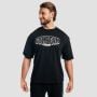 Tricou Boxy Athletic Society Black - GymBeam XL