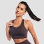Sutien sport Aura Tee Brown - GymBeam M