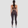 Sutien sport Aura Tee Brown - GymBeam M