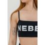 Sutien sport Bandeau Back Check Black - NEBBIA L