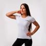 Tricou pentru femei Basic White - GymBeam S