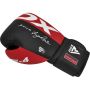 Mănuși de box F4 HOOK & LOOP Red - RDX 16 OZ