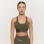 Sutien sport Combat Olive Grey - GymBeam S