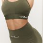 Sutien sport Combat Olive Grey - GymBeam S