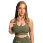 Sutien sport Combat Olive Grey - GymBeam S