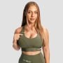 Sutien sport Combat Olive Grey - GymBeam S