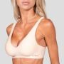 Sutien fără cusături Comfy Beige - GymBeam M
