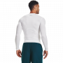 Tricou de compresie HG Armour Comp LS White - Under Armour S