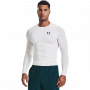 Tricou de compresie HG Armour Comp LS White - Under Armour S