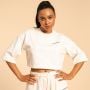 Tricou pentru femei Cropped Serenity Ivory - BeastPink S