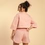 Tricou pentru femei Cropped Serenity Pink - BeastPink S