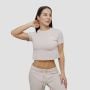 Tricou pentru femei Cropped Agile Desert - GymBeam L