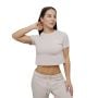 Tricou pentru femei Cropped Agile Desert - GymBeam L