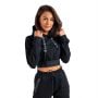 Hanorac pentru femei Essential Cropped Hoodie Black - STRIX S