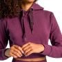 Hanorac pentru femei Essential Cropped Hoodie Plum - STRIX S