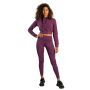 Hanorac pentru femei Essential Cropped Hoodie Plum - STRIX S