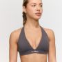Sutien sport Fierce Halter Grey - GymBeam XL