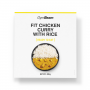 FIT Pui curry cu orez Ready to eat - GymBeam 420 g