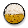FIT Pui curry cu orez Ready to eat - GymBeam 420 g