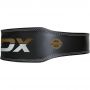 Centură fitness 6“ Leather Black/Gold - RDX Sports L