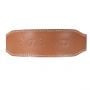 Centură fitness din piele Brown - GymBeam S