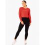 Top cu mânecă lungă pentru femei Foundation Red - Ryderwear L