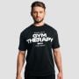 Tricou Gym Therapy Black - GymBeam XL
