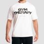 Tricou Gym Therapy White - GymBeam L