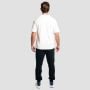 Tricou Gym Therapy White - GymBeam L